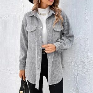 Frenchy Drop Shoulder Flap Pocket Overcoat